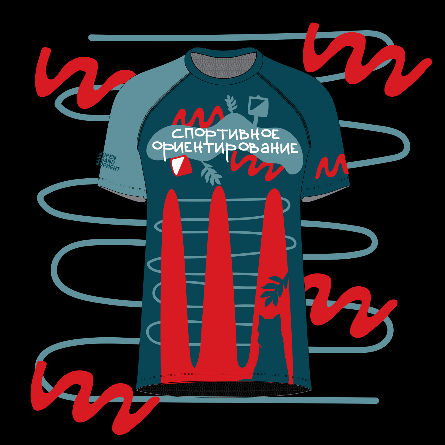 Футболка Open Band Ориент Ночь